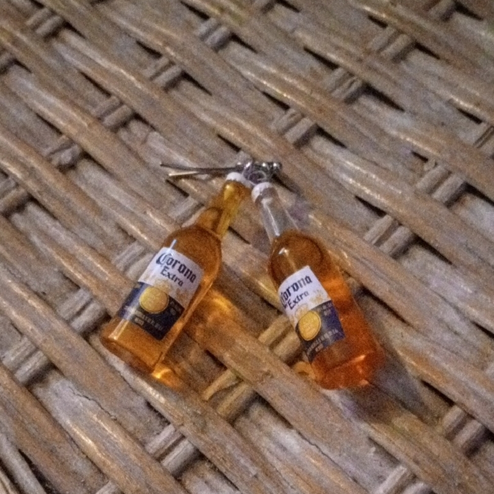 Marshalls Gold Bottle Earrings